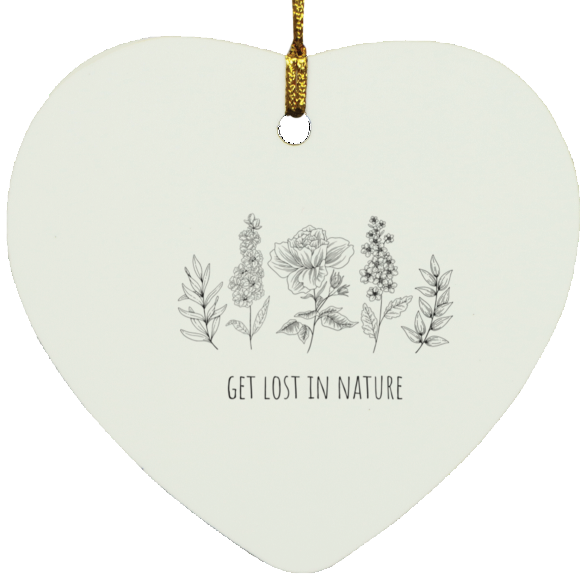 Ornament-Lost in Nature- Heart