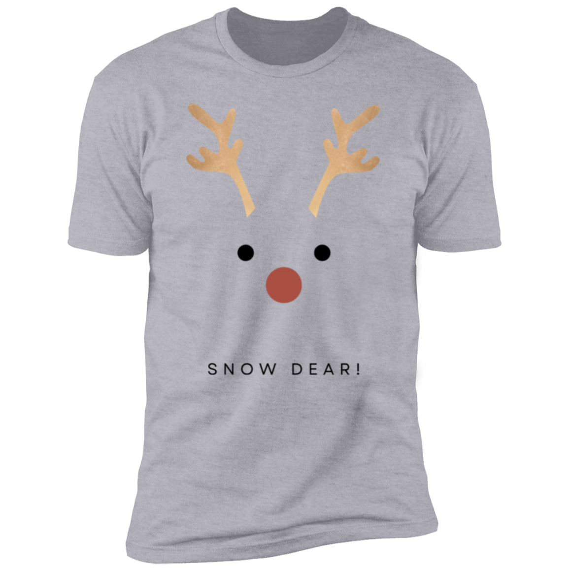 T-Shirt-Snow Deer Short Sleeve